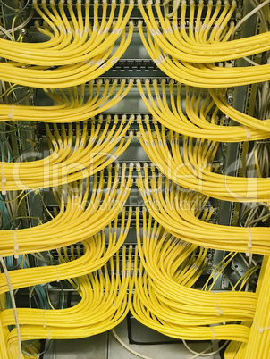 Netzwerk Switch Anschlüsse für Netzwerkkabel RJ45
