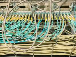 Netzwerk Switch Anschlüsse für Netzwerkkabel