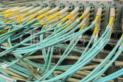 Netzwerk Switch Anschlüsse für Netzwerkkabel