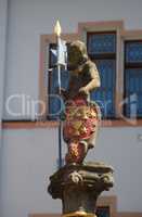 Brunnenfigur in Staufen im Breisgau