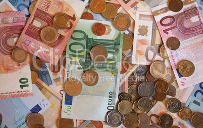 Euro (EUR) notes and coins, European Union (EU)