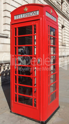 London telephone box