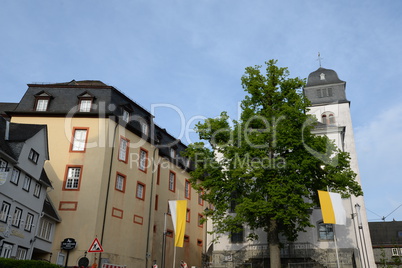 Schloss und Kirche in Hachenburg