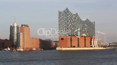 Panorama of Elbphilharmonie in Hamburg