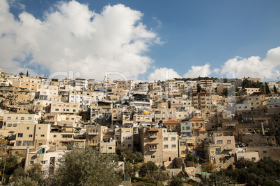 Silwan Village in Jerusalem.