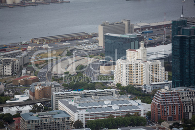 View of beautiful cityscape