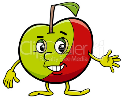 apple cartoon character