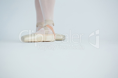 Ballerino wearing ballet shoes