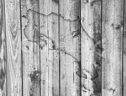 Karte von Costa Rica auf verwittertem Holz Karte von Costa Rica auf verwittertem Holz