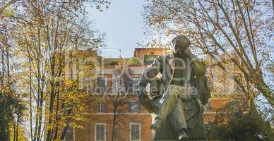 The bronze statue of Federico Seismit-Doda,