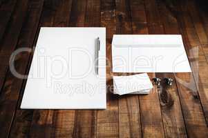 Blank stationery set