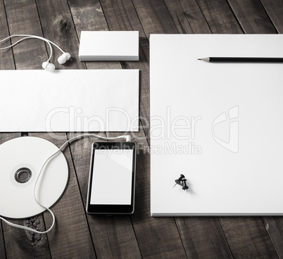 Blank corporate identity