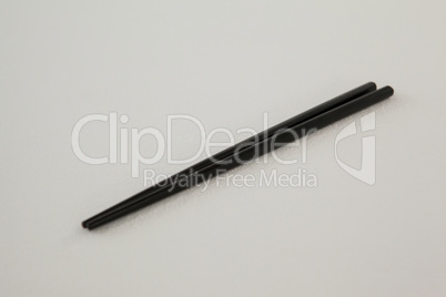 Pair of black chopsticks