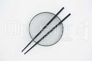 Chopsticks with bowl