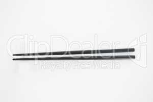 Chopsticks on a white background