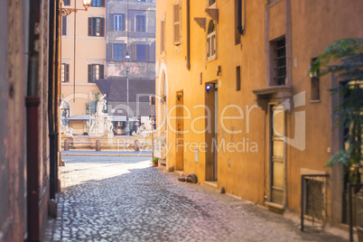 Renaissance street in Rome