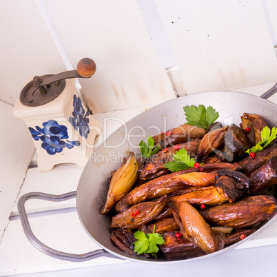 Roasted King Oyster Mushrooms