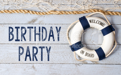 Birthday Party - Welcome on Board