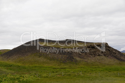 Pseudokrater am Myvatn, Island