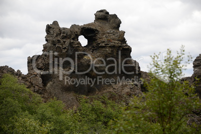 Dimmuborgir, Island