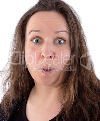 surprised woman