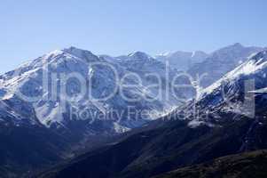 Snowcapped mountains in Chile