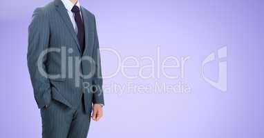 Businessman Torso against neutral background