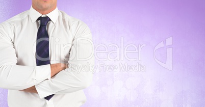 Businessman Torso against neutral background