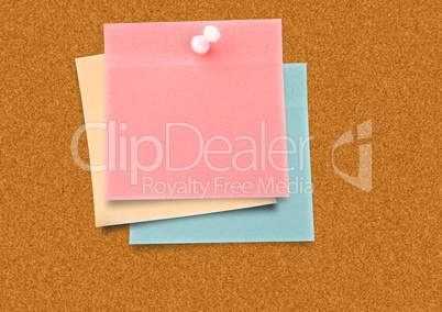 Sticky Note against a board Sticky Note against a board