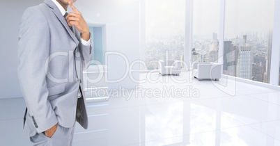 Composite image of Businessman Torso