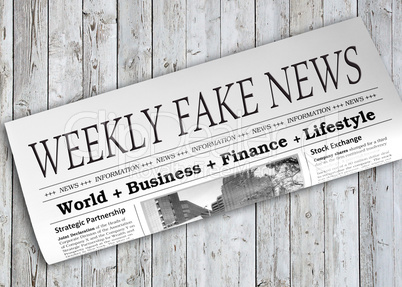 Weekly Fake News Newspaper