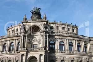 Fassade der Semperoper