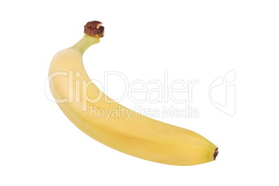 raw Yellow Banana Isolated