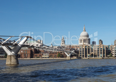 Millennium Bridge in London