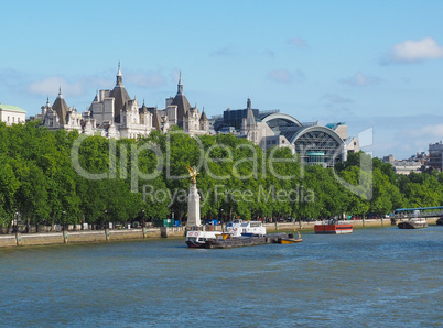 River Thames in London