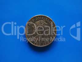 One Pound coin, United Kingdom in London