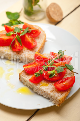 Italian tomato bruschetta