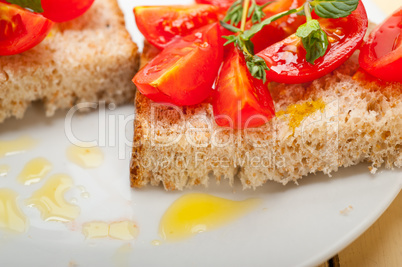 Italian tomato bruschetta