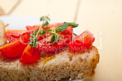 Italian tomato bruschetta