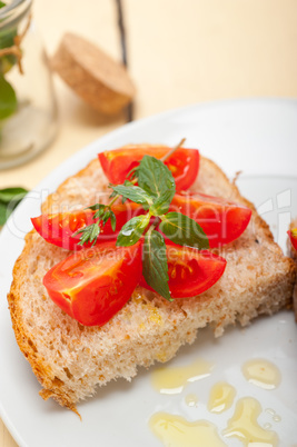 Italian tomato bruschetta