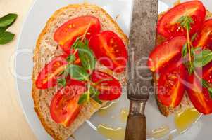 Italian tomato bruschetta