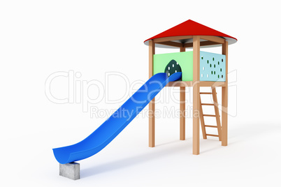 Children's playground, 3d-Illustration