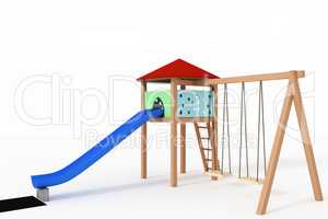 Children's playground, 3d-Illustration