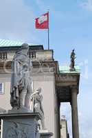 Statues of the Prussian generals Scharnhorst and Buelow, Street