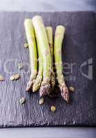 Fresh vegetarian food. Asparagus