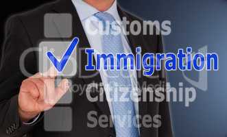 Immigration Touchscreen