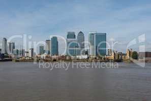 Canary Wharf in London