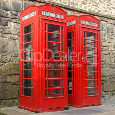 London telephone box