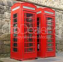 London telephone box