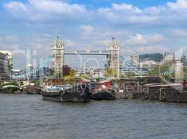 River Thames and Tower Bridge, London